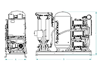 7.5 to 10 hp Power Triplex Power Laboratory Open Scroll Air Compressor