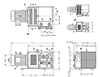 Elmo Rietschle Combination Pressure/Vacuum Rotary Vane Pump (KTA 60 /1)