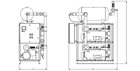 Laboratory Lubricated Oil Sealed Rotary Vane Duplex Tank Mounted Horizontal Vacuum System with Premium Controls - 2