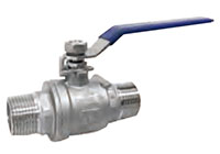 Double Male National Pipe Thread (NPT) Locking Ball Valves