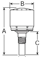 Wilkerson Auto Drain (Nitrile/Fluorocarbon) (b)