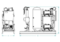 7.5 to 10 hp Power Duplex Power Laboratory Open Scroll Air Compressor