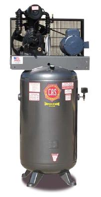 Item # B53V84-E, CAS 5hp Reciprocating Compressor ELITE (Vertical) On ...