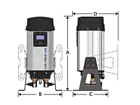 212 ft³/h Inlet Air Flow nano L-Series<sup>1</sup> CO<sub>2</sub> Adsorption Dryer - 2