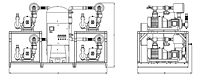 Laboratory Dry Claw Quadplex Tank Mounted Vertical Vacuum System with Premium Controls - 2
