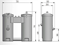 JORC Puro Oil / Water Separator Diagram