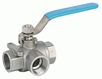 Stainless Steel 3-Way Diversion Ball Valve