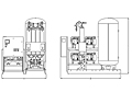5 to 10 hp Power Laboratory Open Scroll Triplex Air Compressor with Premium NFPA Controls
