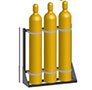 36 Inch (in) Length, 40 Inch (in) Height, and 12 Inch (in) Width Cylinder Rack