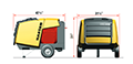 Mobilair™ M15 and M17 Model Small Portable Air Compressor - 2